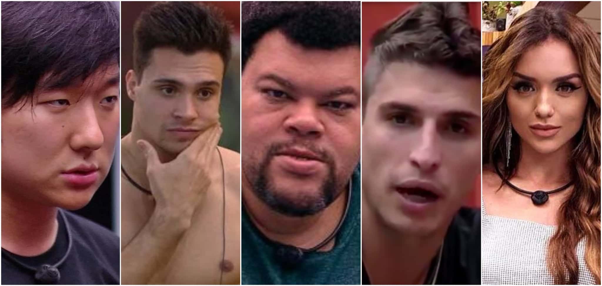 Babu, Rafa, Prior, Petrix e Pyong foram escolhidos pela Globo para o BBB20 (Reprodução)