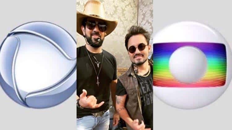Record passa perna na Globo e exibe primeira "live" em rede nacional (Montagem: TV Foco)