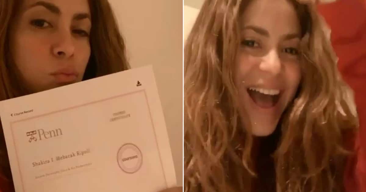 shakira faz curso de filosofia durante quarentena tv foco