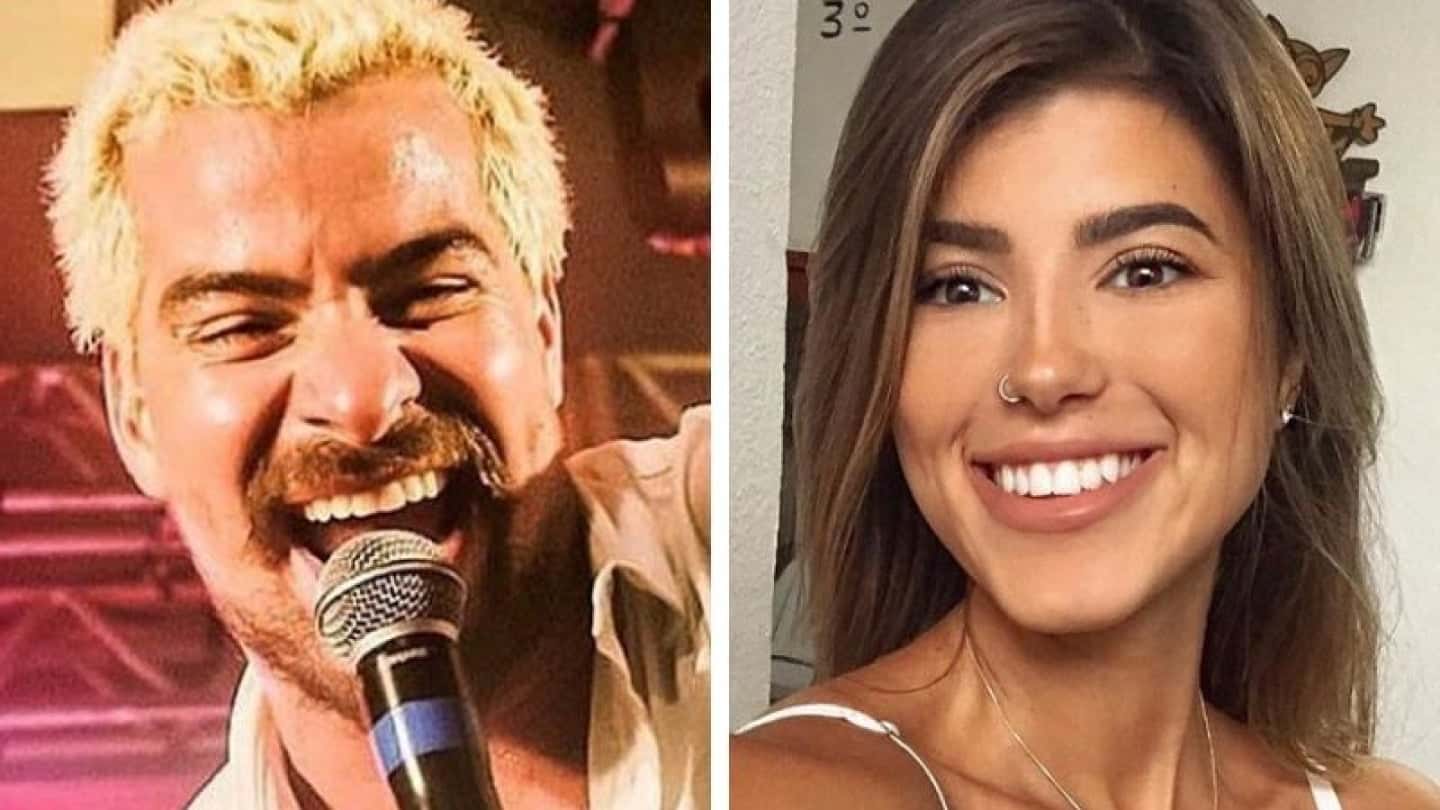 Thiago Martins e sua namorada Talita Nogueira (Foto: Reprodução)