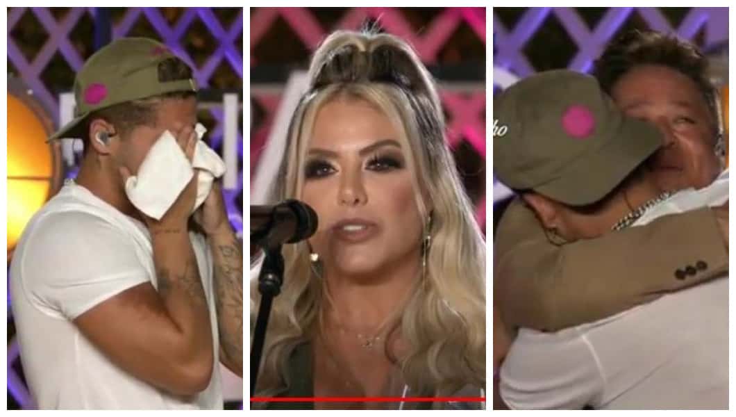 Poliana Rocha com Leonardo e Zé Felipe (Foto: Reprodução)