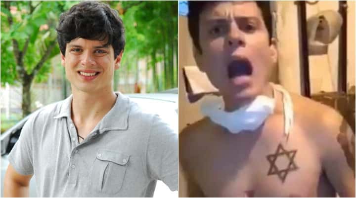 Ator Eduardo Pires foi destaque na novela Rebelde. (Foto: Montagem/Reprodução)
