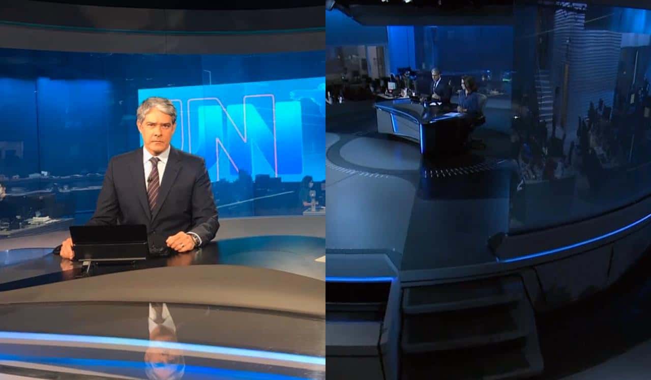 O apresentador William Bonner levou uma bronca da direção por estar errando muito à frente do Jornal Nacional (Foto: Reprodução / TV Globo)