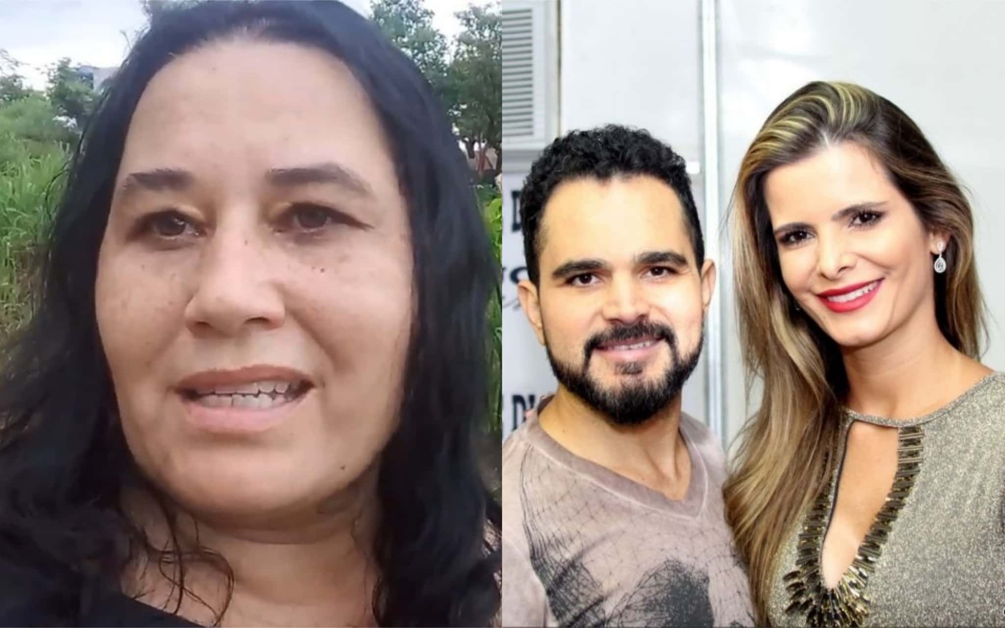 Cleo Loyola, Luciano Camargo e Flavia (Foto: TV Foco)