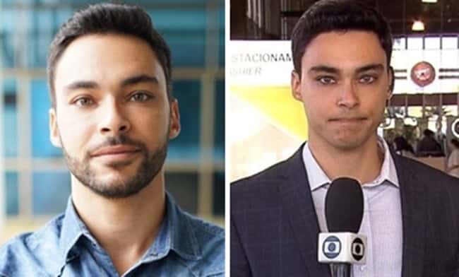 Vladimir Vilaça foi surpreendido com manifestação de mulher ao vivo durante reportagem (Foto: Montagem/TV Foco)