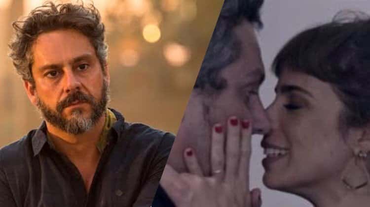 Alexandre Nero e Maria Ribeiro trocam beijos em bastidores de documentário (Montagem: TV Foco)