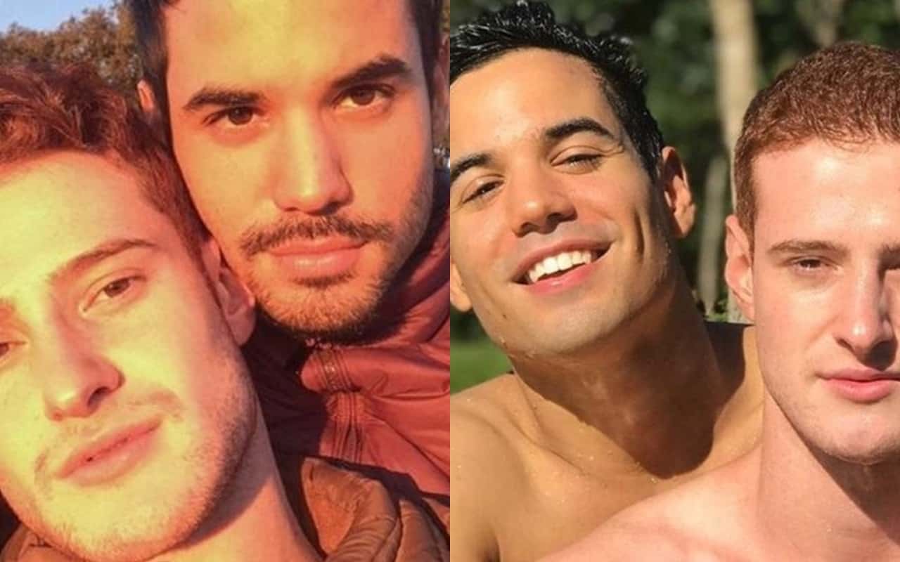 Bruno Gadiol está passando a quarentena na casa do namorado (Foto: reprodução)