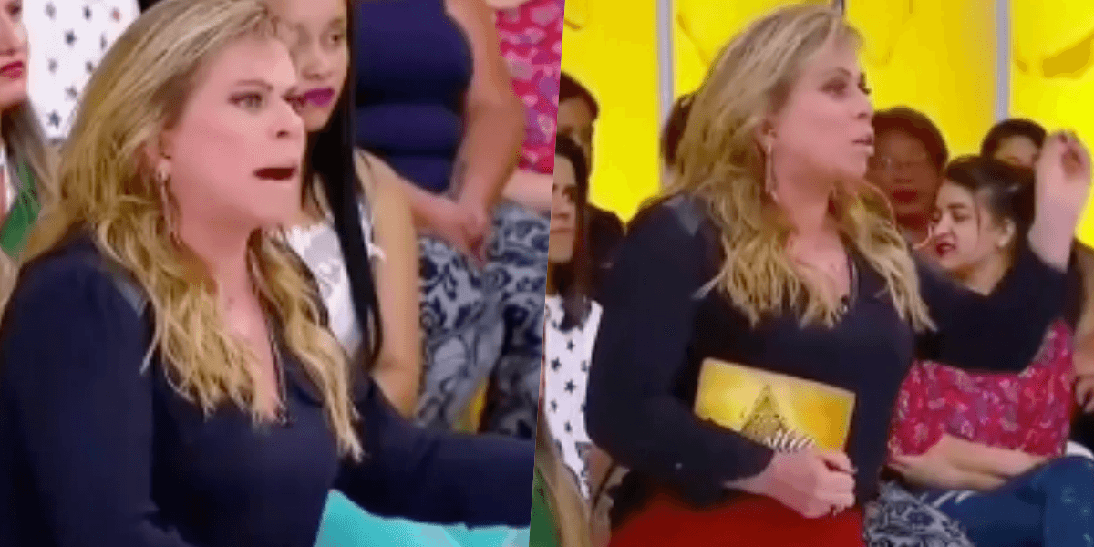 Christina Rocha se revolta e mandar que moça seja retirada do palco do Casos de Família (Foto montagem)
