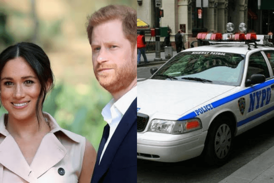 Harry e Meghan recebem polícia e casa (Foto: Reprodução)