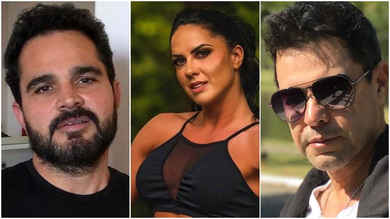 Graciele Lacerda resolveu divulgar a live de Zezé Di Camargo e Luciano (Foto: Reprodução/ Montagem)