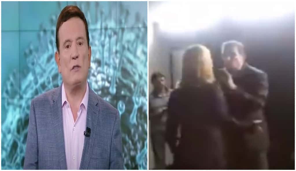 Roberto Cabrini discutiu com mulher prefeita ao vivo - Foto: Reprodução