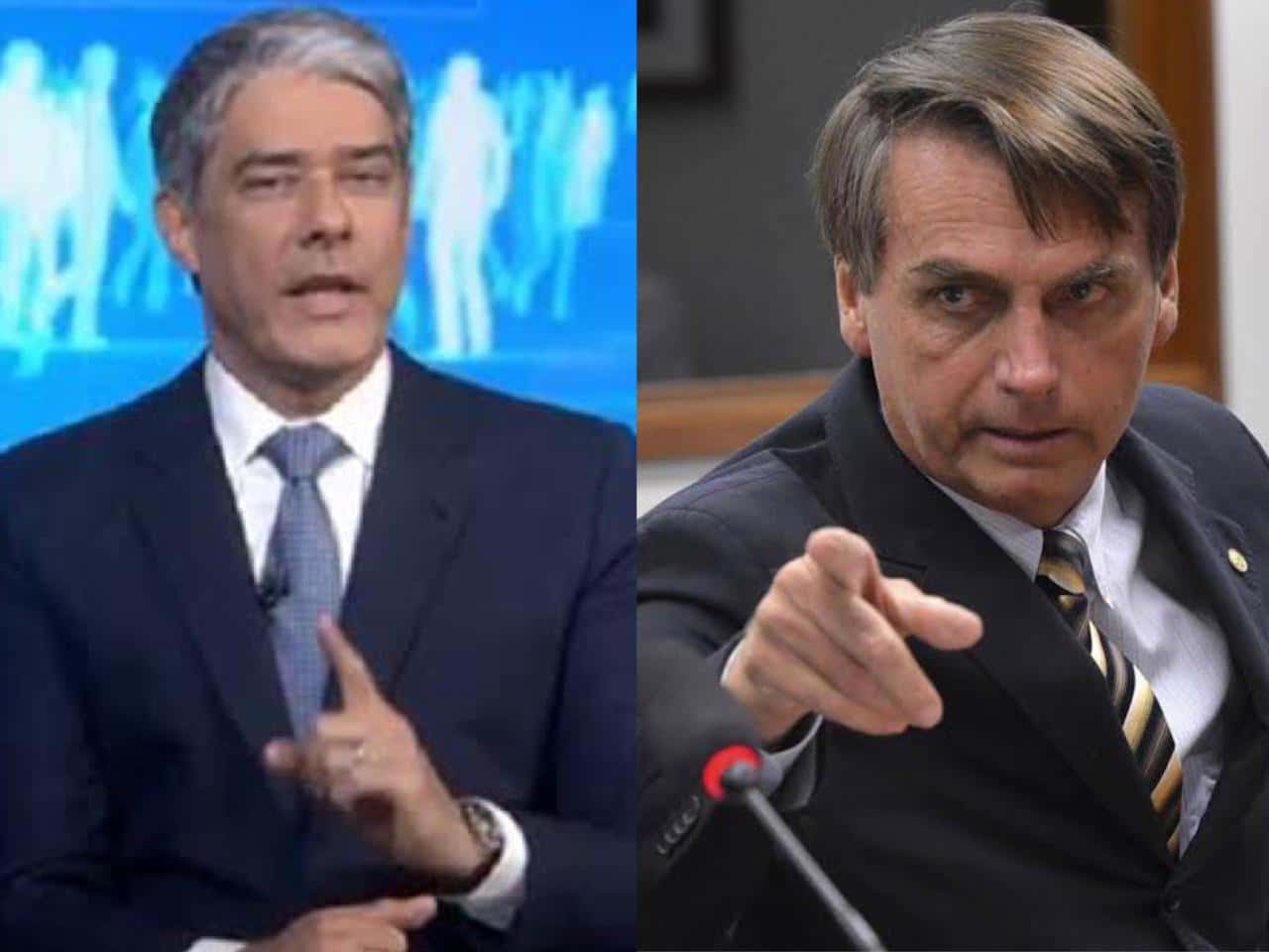 William Bonner deve falar de Jair Bolsonaro no Jornal Nacional (Foto: Reprodução)