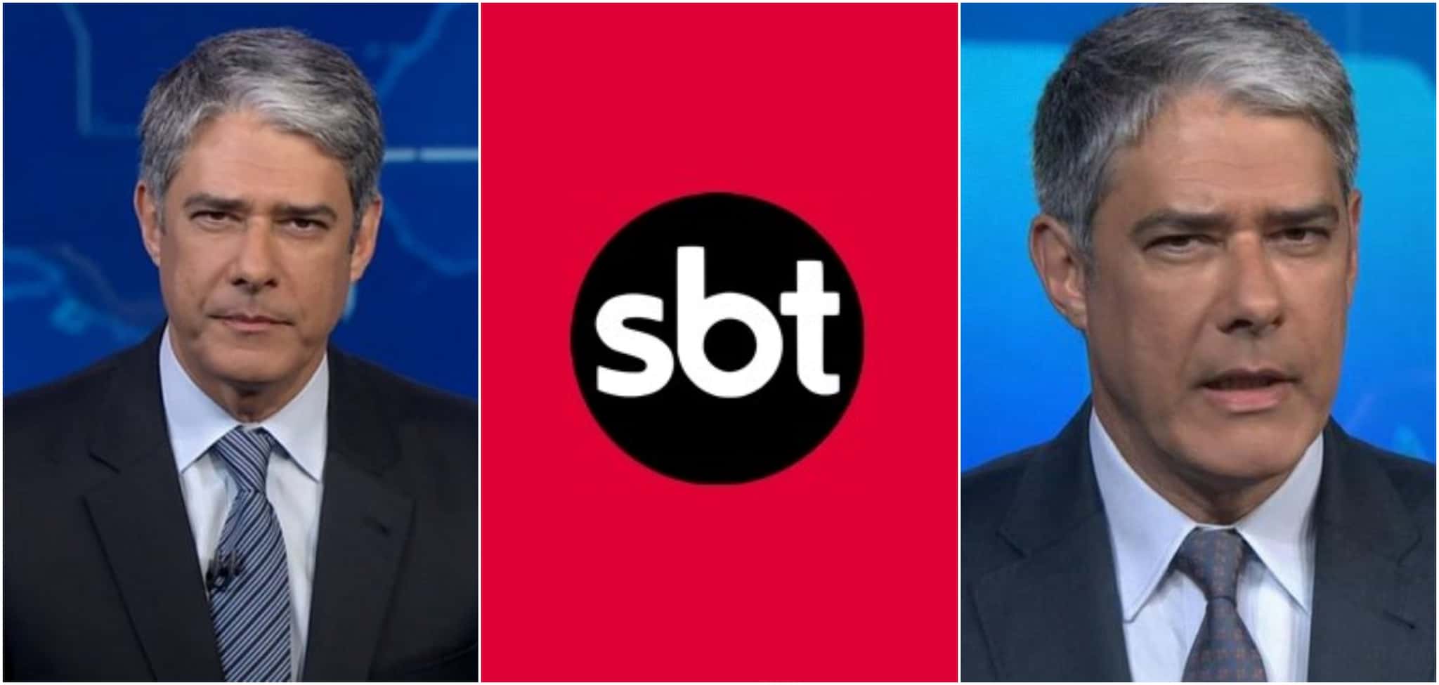 O fato relatado por William Bonner envolvendo seu filho virou assunto no SBT (Reprodução)