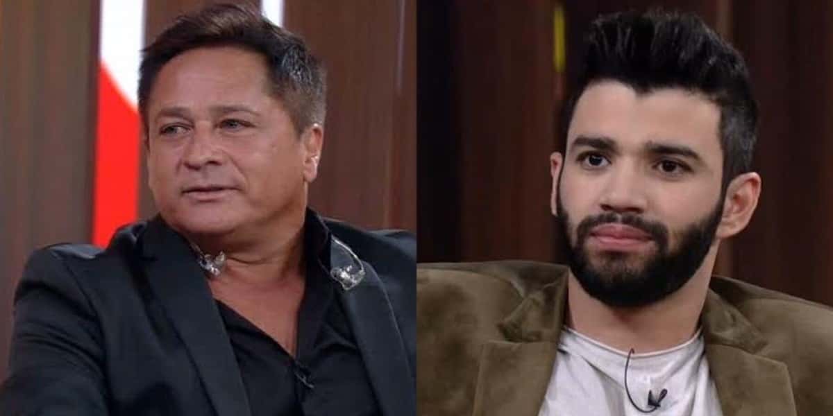 Os cantores Leonardo e Gusttavo Lima (Foto: Reprodução)