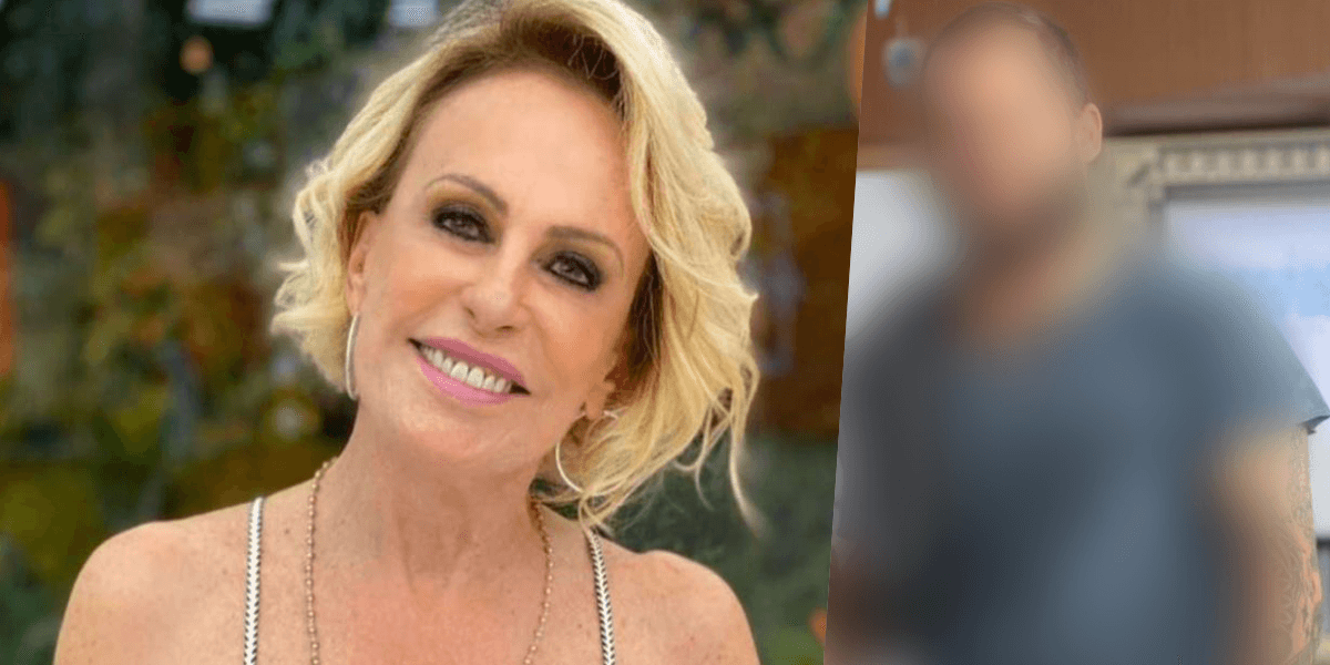 Ana Maria Braga e filho misterioso (Foto: Montagem)