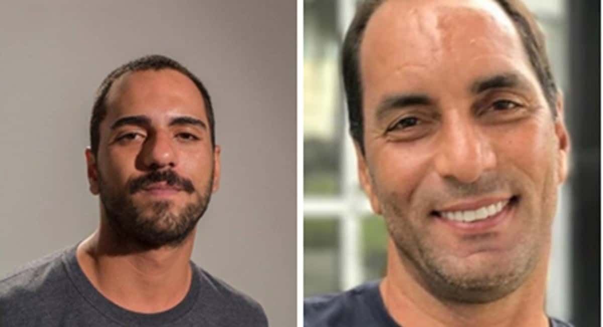 Alexandre Mortágua e Edmundo (Foto: Montagem/TV Foco)