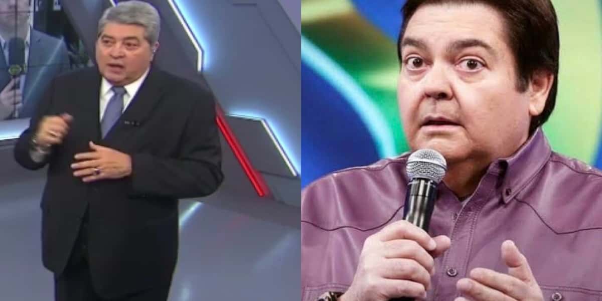 Datena e Faustão são muito amigos fora da televisão (Foto: Reprodução)