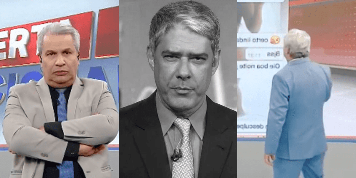 Sikêra Jr., William Bonner (Foto: Montagem)