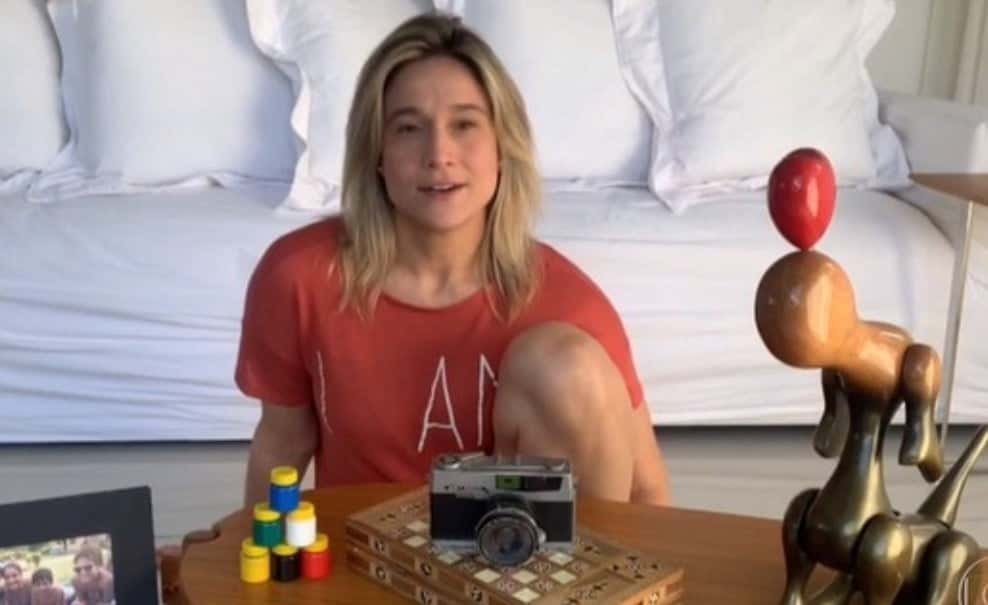 Fernanda Gentil no programa É de Casa, da Globo Foto: Reprodução)