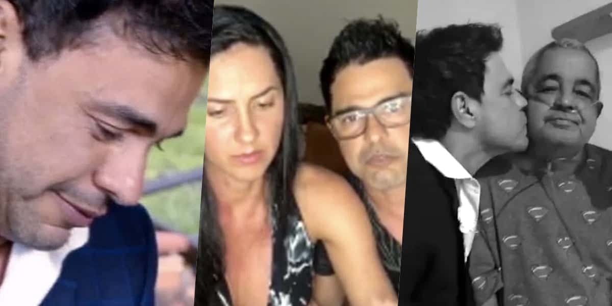 Zezé di Camargo falou sobre o estado de saúde do pai (Foto montagem: TV Foco)