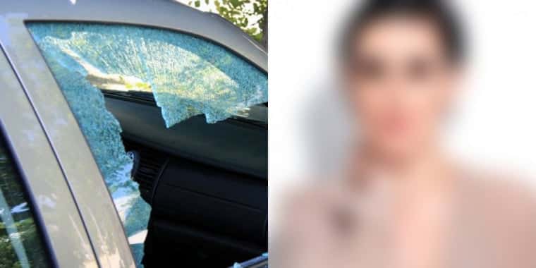 Atriz tem carro arrombado e pertences roubados (Foto: Reprodução)