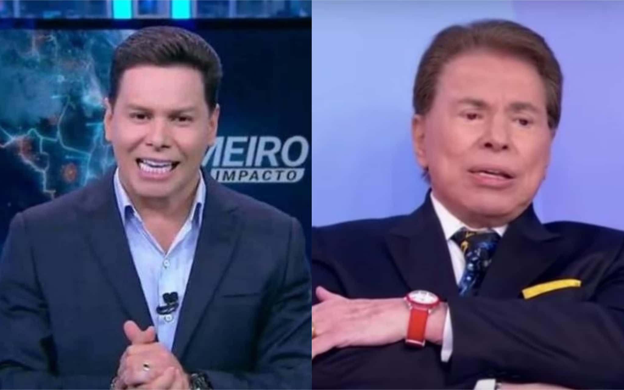 Marcão do Povo e Silvio Santos (Foto: Divulgação)