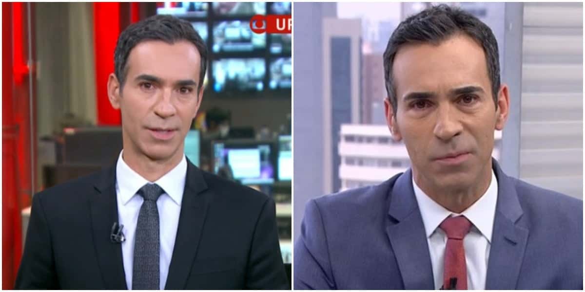 O apresentador da Globo, César Tralli (Reprodução)