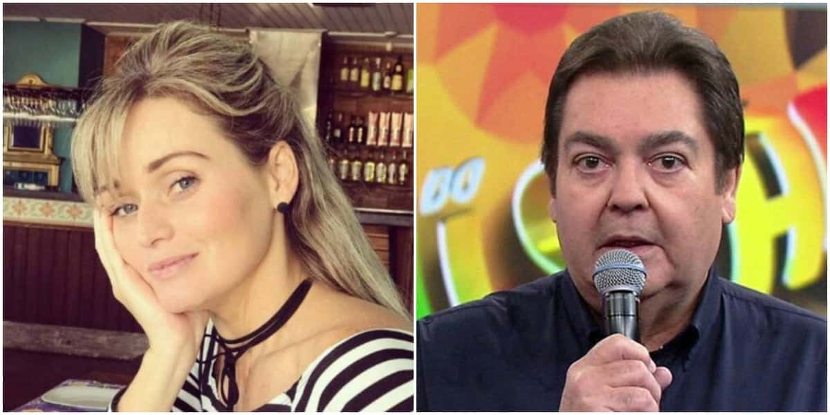 Vannessa Paixão e Faustão (Foto: Reprodução)