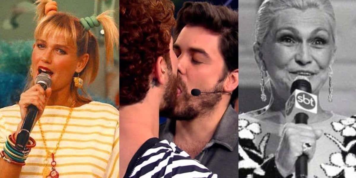 Xuxa, Hebe Camargo e várias outras cenas apareceram no especial (Foto: Reprodução / TV Globo)