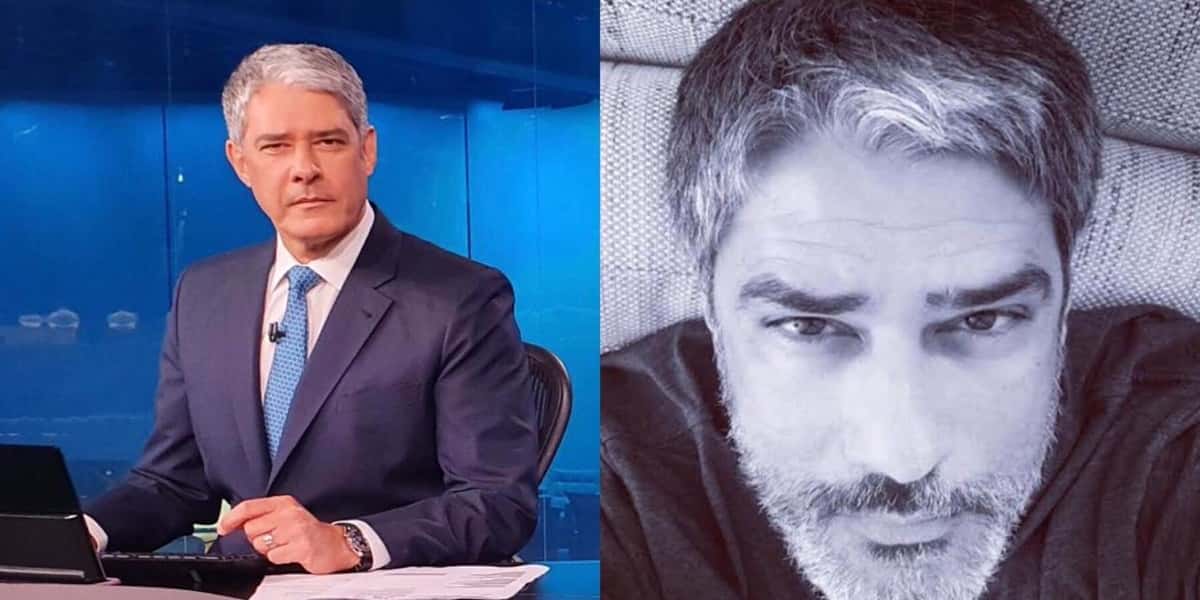 William Bonner já chegou a ser impedido de entrar no ar por causa do tamanho de sua barba (Foto: Reprodução)