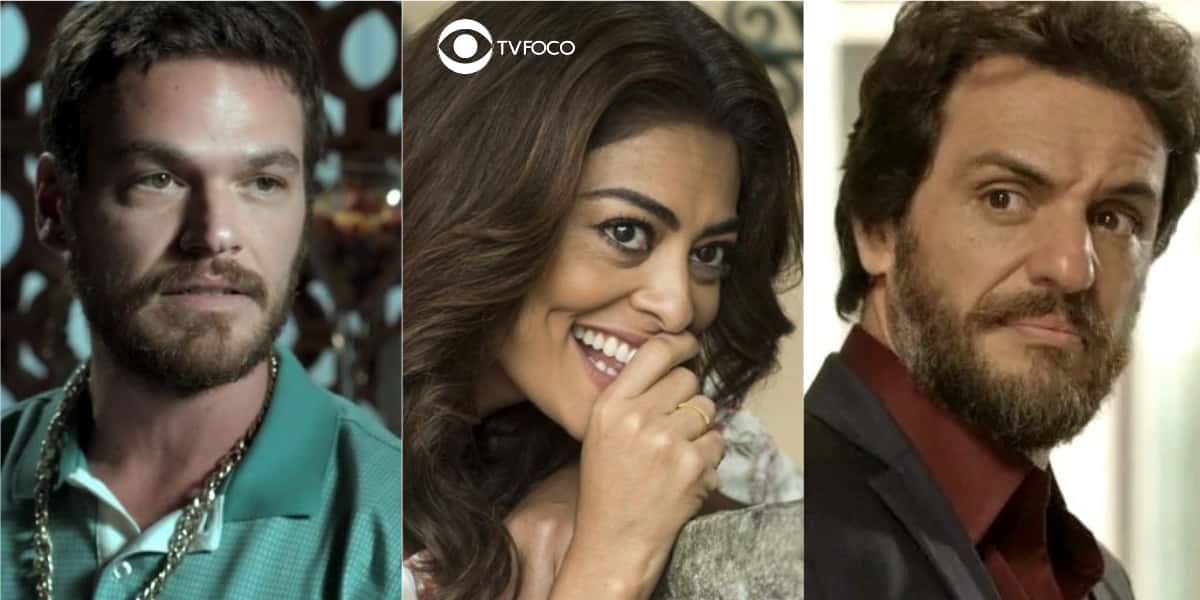 Bibi debocha de Caio por Rubinho em A Força do Querer? (Foto: Montagem/TV Foco/Reprodução/Globo)