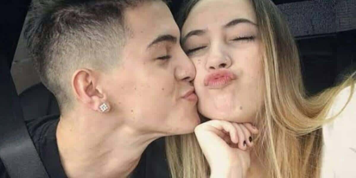 Biel e a irmã, Giovanna Marins (Foto: Reprodução)