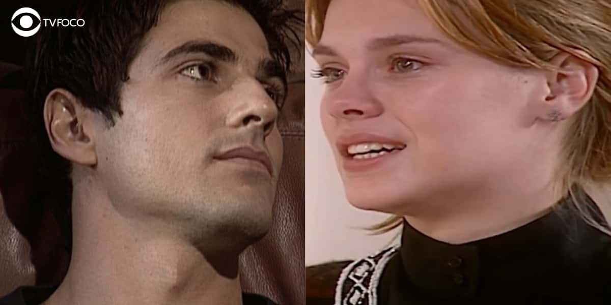 Edu e Camila juntos em Laços de Família, sei não (Foto: Montagem/TV Foco)
