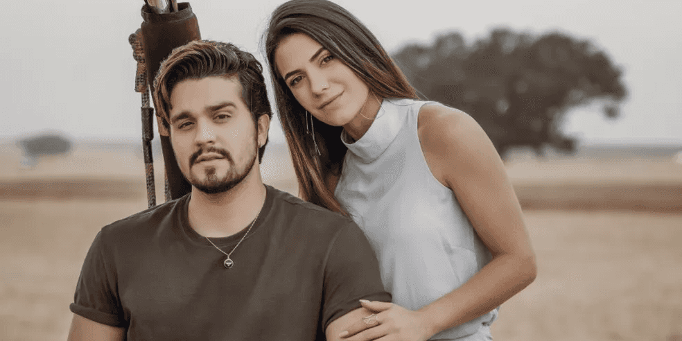O ex-casal Luan Santana e Jade Magalhães (Foto: reprodução)