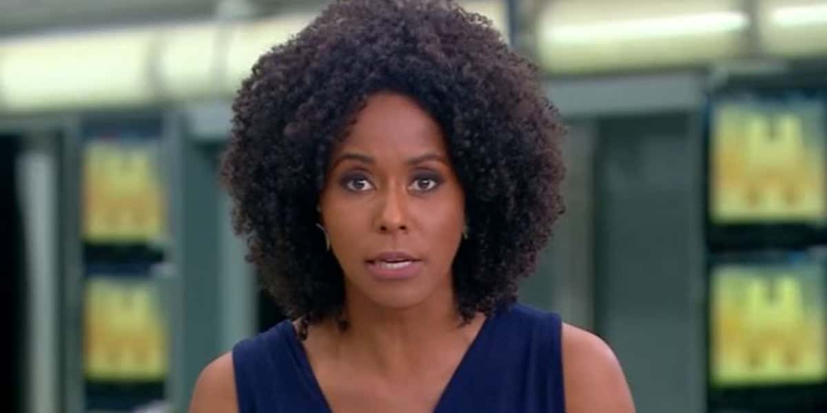 Maju no "Jornal Hoje" (Foto: Reprodução/TV Globo)