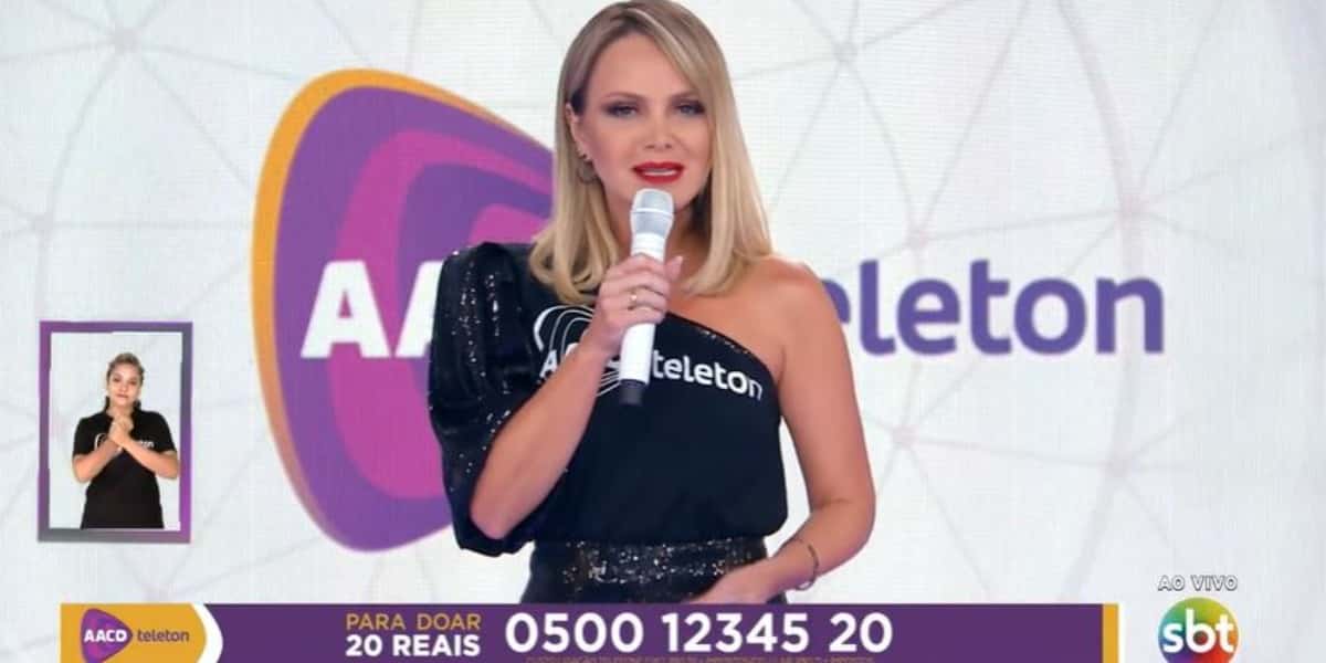 Eliana é madrinha do Teleton (Foto: Reprodução/SBT)