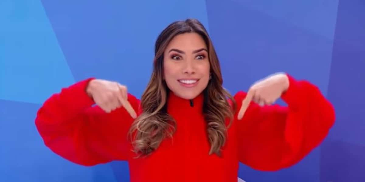 Patrícia Abravanel no "Programa Silvio Santos" (Foto: Reprodução/SBT)
