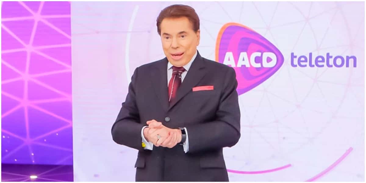 Silvio Santos não esteve presente no palco do "Teleton 2020" (Foto: Divulgação/SBT)