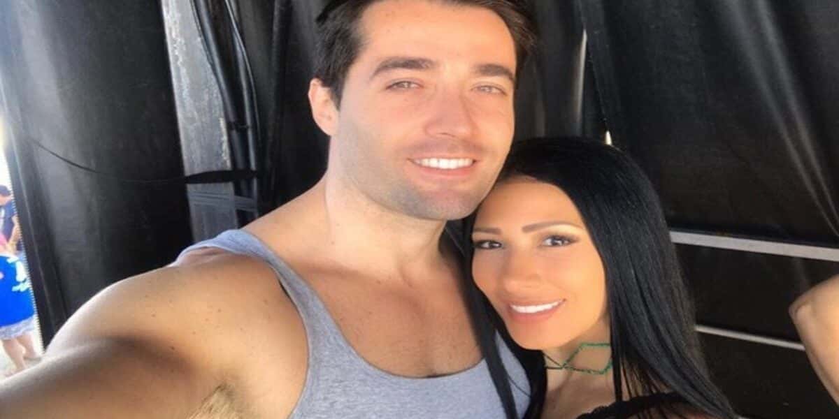 Simaria e seu ex-marido, Vicente Escrig (Foto: Divulgação)
