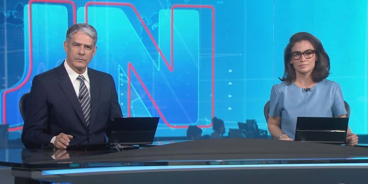 O Jornal Nacional caiu bastante em audiência no Ibope (Foto: Reprodução)