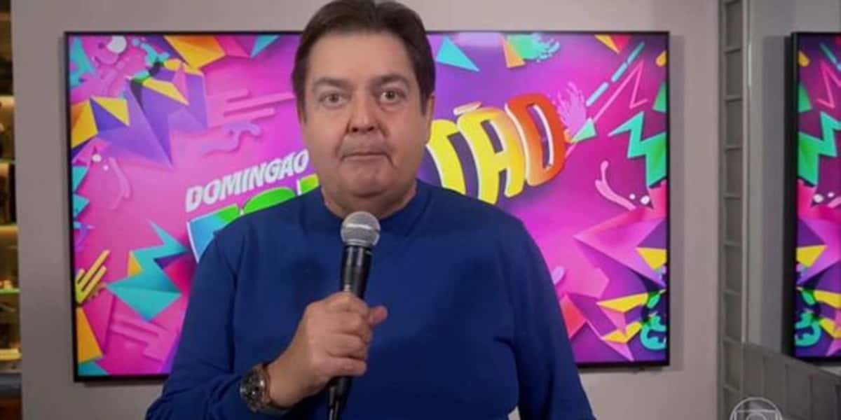 Faustão teve segredo contado em programa na Band (Foto: Reprodução)