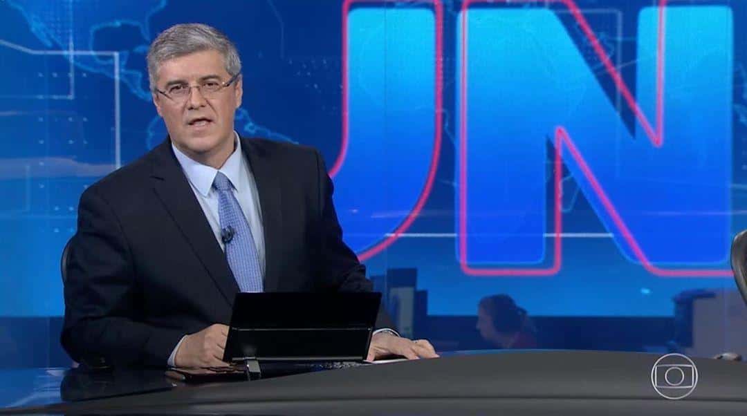 Flávio Fachel no Jornal Nacional (Foto: Divulgação)