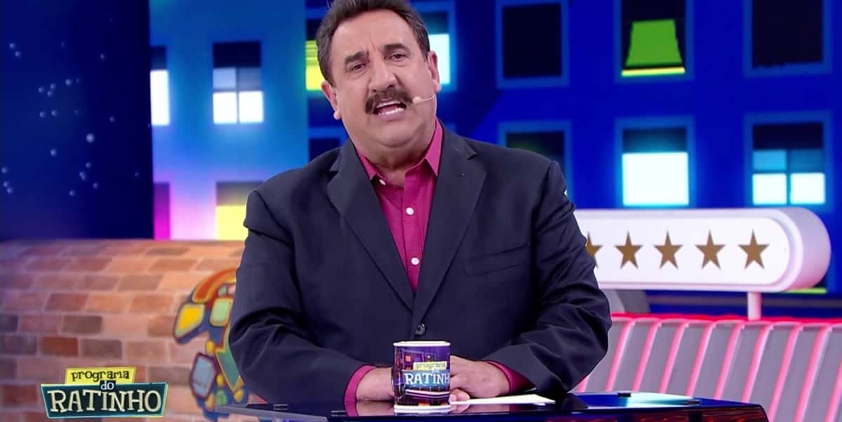 Ratinho no SBT (Foto: Reprodução)