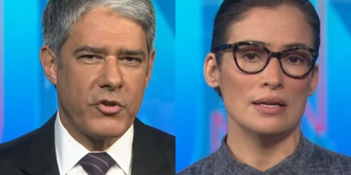 William Bonner e Renata Vasconcellos apresentam o Jornal Nacional (Foto: Montagem)
