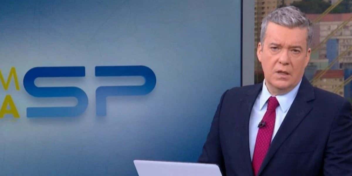 Roberto Kovalick é surpreendido com gemidão ao vivo (Foto: Reprodução)