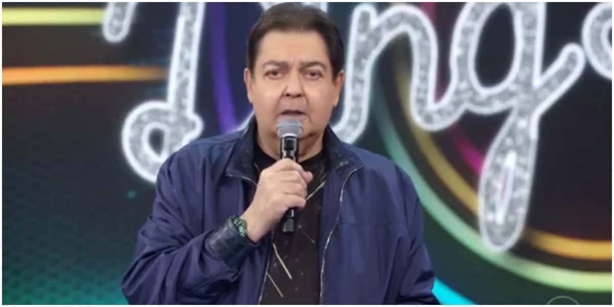 Faustão em seu programa na Globo (Foto: Reprodução)