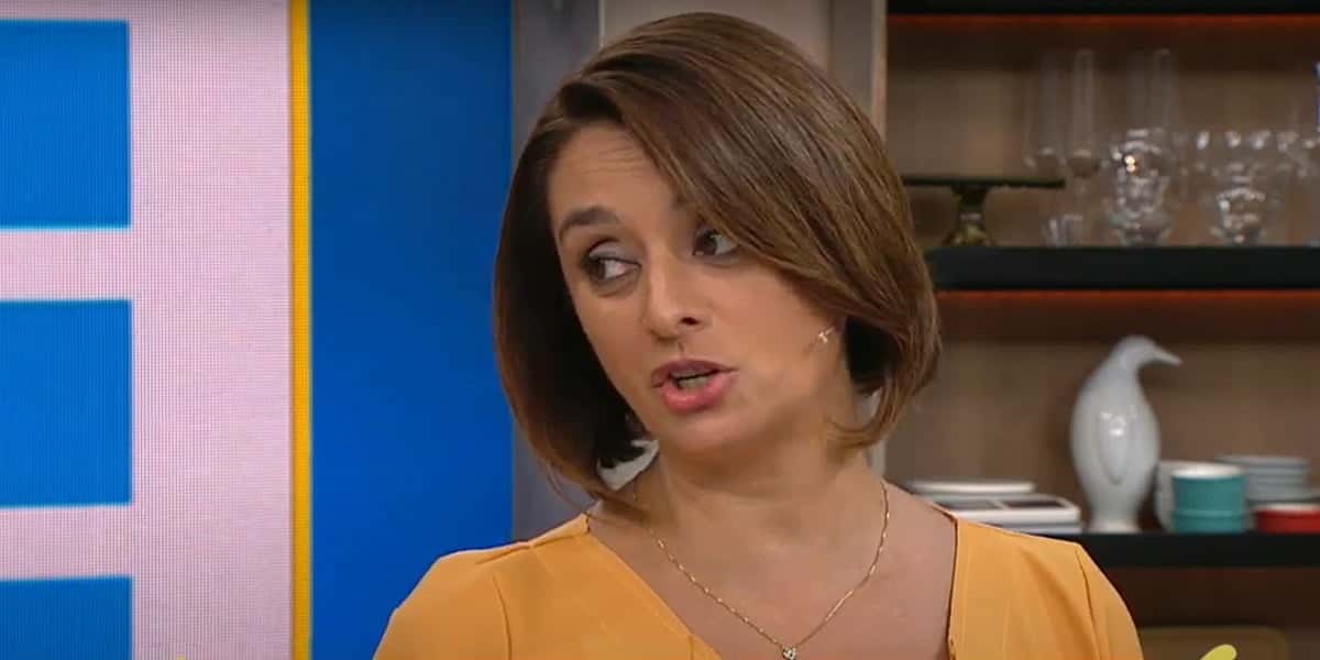 Catia Fonseca terá que responder judicialmente após notícia falsa no "Melhor da Tarde" (Foto: Reprodução / Band)