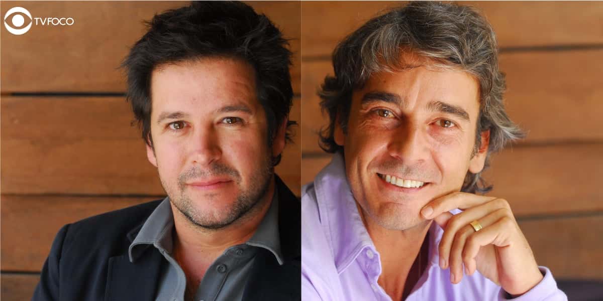 Alexandre Borges e Murilo Benício são protagonista de Ti-Ti-Ti (Foto: Montagem/TV Foco/Zé Paulo Cardeal/Globo)