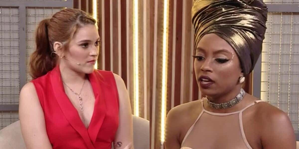 Lumena foi eliminada do "BBB 21" e foi entrevistada por Ana Clara (Foto: Reprodução / GloboPlay)