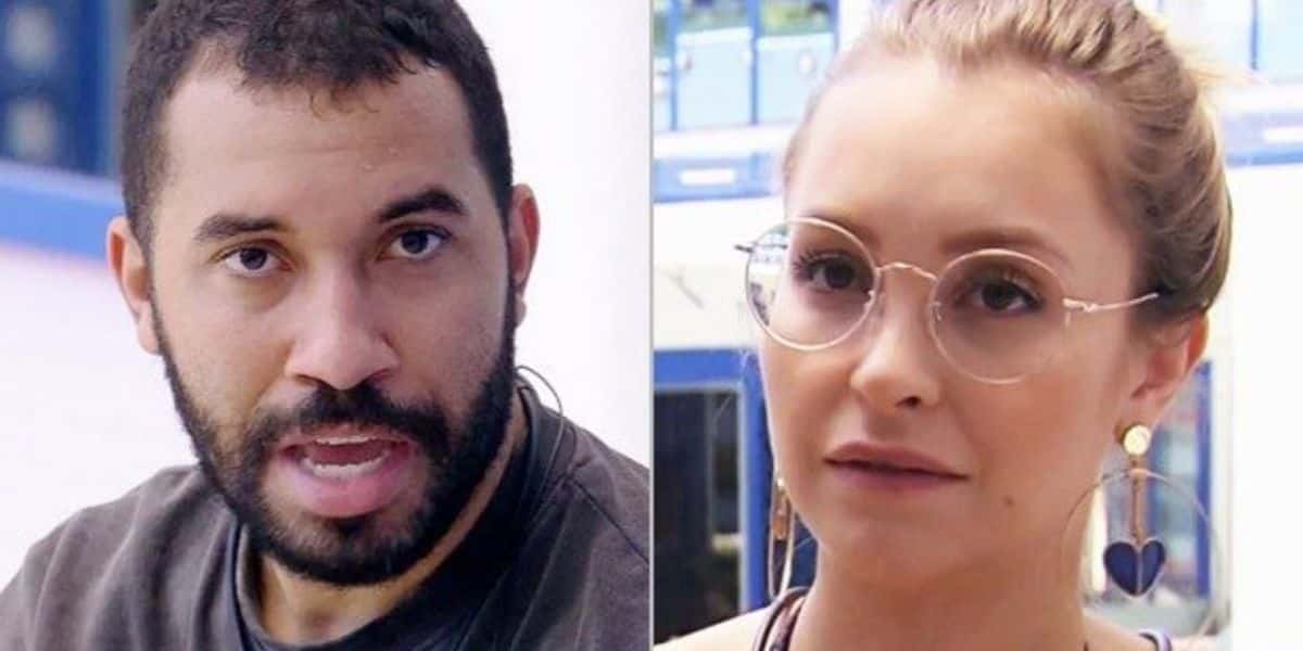 Gilberto confessou estar com medo de ir pro Paredão com Carla Diaz no BBB21 (Foto: Reprodução / Globo)